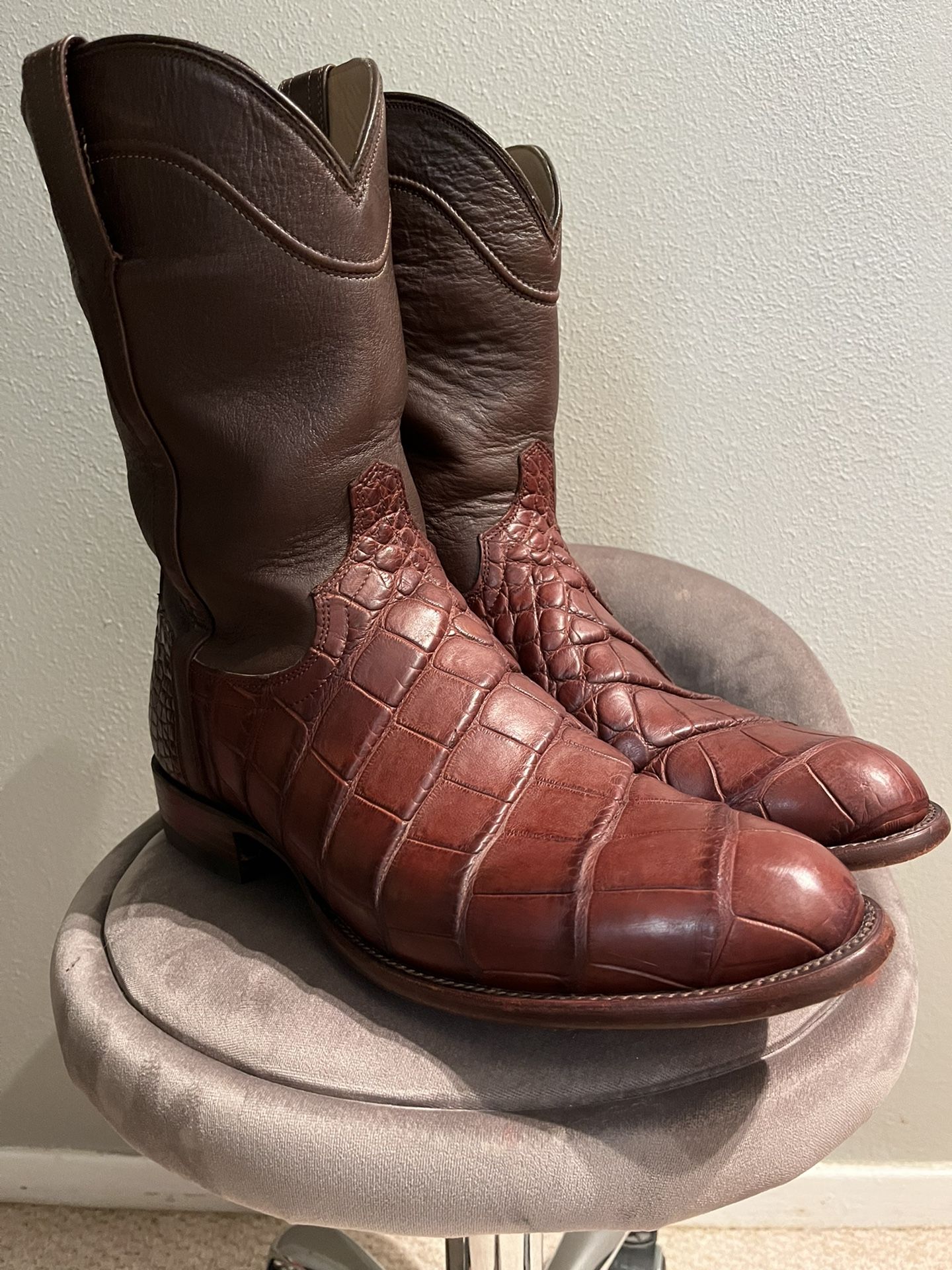 Tecovas The Townes Alligator Western Boots