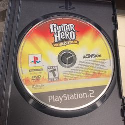 PlayStation2- Guitar Hero World Tour