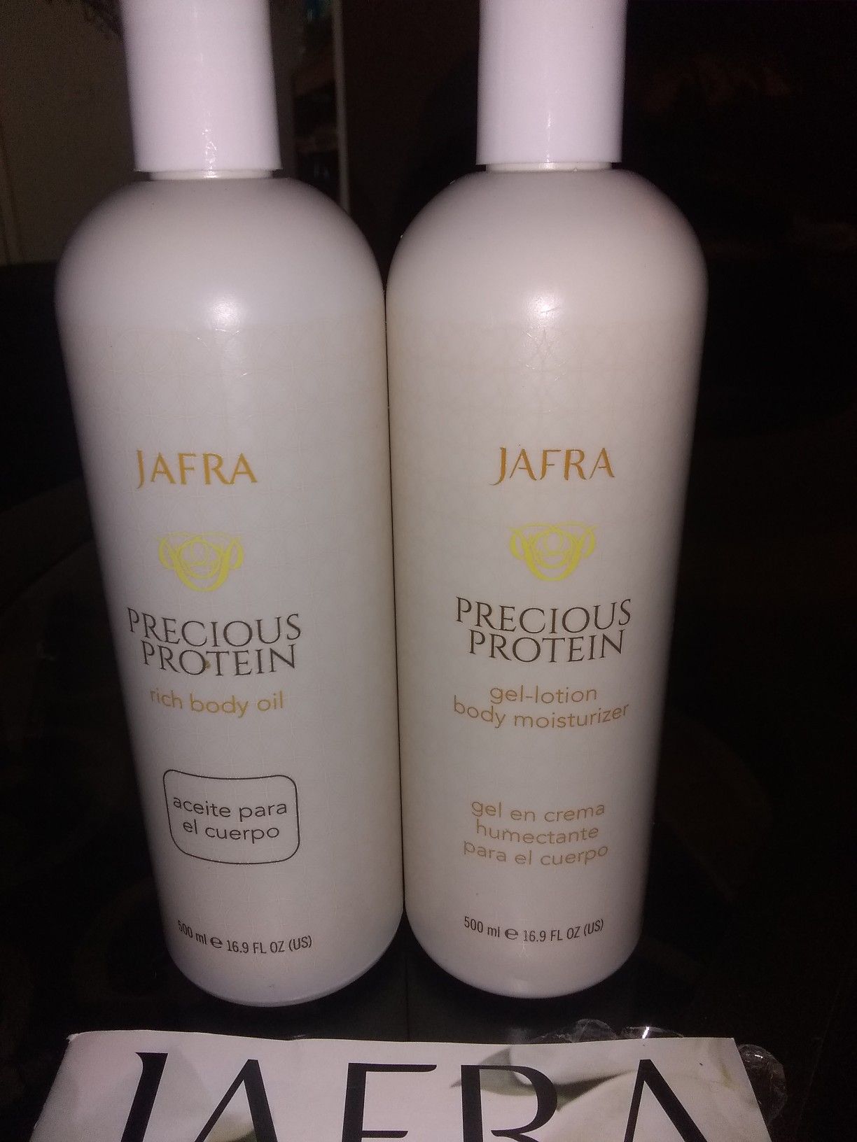 JAFRA aceite y crema para el cuerpo $30 duo
