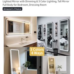 Standing LED Mirror
