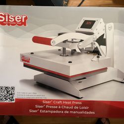 Siser Craft Heat Press New In Box 9”x12”