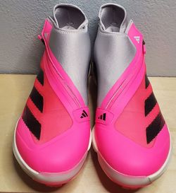 Adidas Adizero Impact+ TPU Baseball Cleats Pink Gray IF3353 Men's Size 10.5