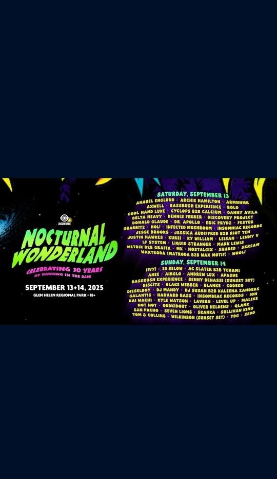 Nocturnal Wonderland VIP