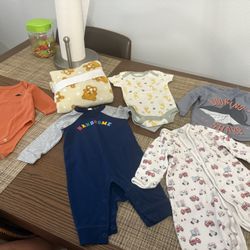 0-3 Boy Clothes Lot New Blanket