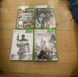 Xbox 360 Games, Gta 5, Call Of Duty MM3, Assassins Creed 3, Assassins Creed Revelations