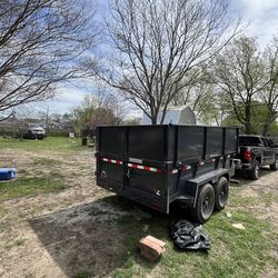 Dump trailer & traila de dompe