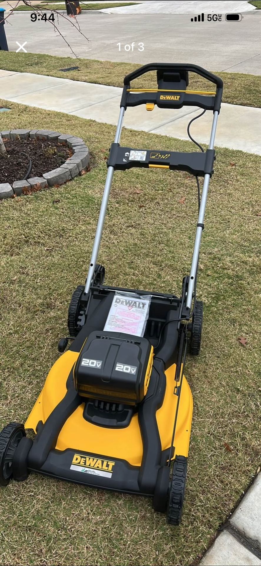 2x20V MAX 21 in. Cordless Battery Powered Push Lawn Mower Kit with (2) 10 Ah Batteries and Chargers