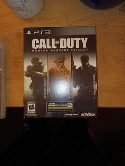 PS3 C.O.D. Games Modern Warfare 1, 2 And 3 And CoD Ghost