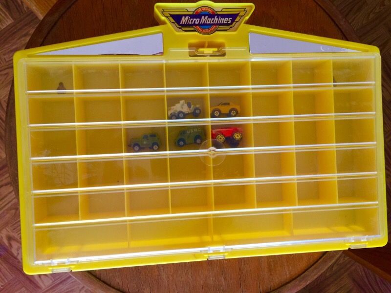 1989 Micro Machines Display Case - 6 cars