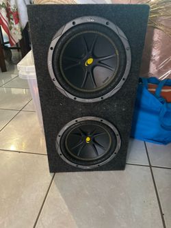 Kicker comp 10’s subwoofers inside box