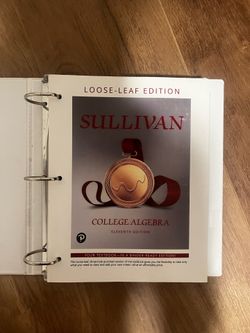 sullivan college algebra 11th edition