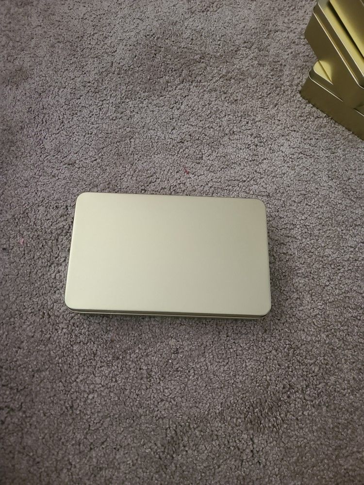 5 Gold Tin Boxes