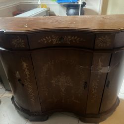 Rooms To Go Console Vintage Table Cabinet Armoire 