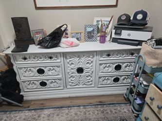 White dresser