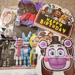 Five Nights Of Freddy Birthday Decor 