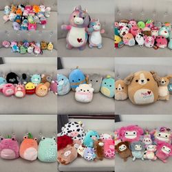 Squishmallows brand new from storage