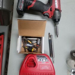 Hand Tools - hammer, socket sets, screw drivers, nut drivers, T-handles, & Milwaukee impact driver