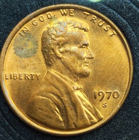1970 S Lincoln Memorial Cent Small Date