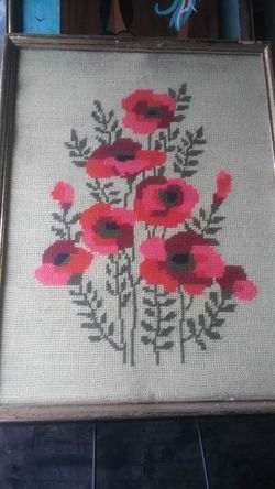 MACRAME FLOWER PICTURE