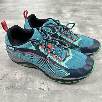 Teal And Pink Merrell Size 5.5 Womens