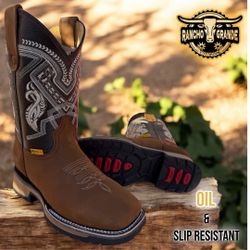 Oil & Slip Resistant Work Boots 