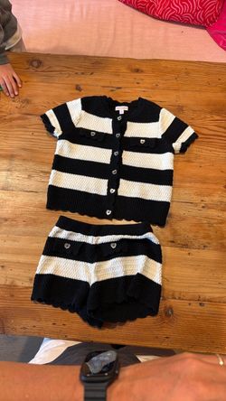 Shorts and matching top size small