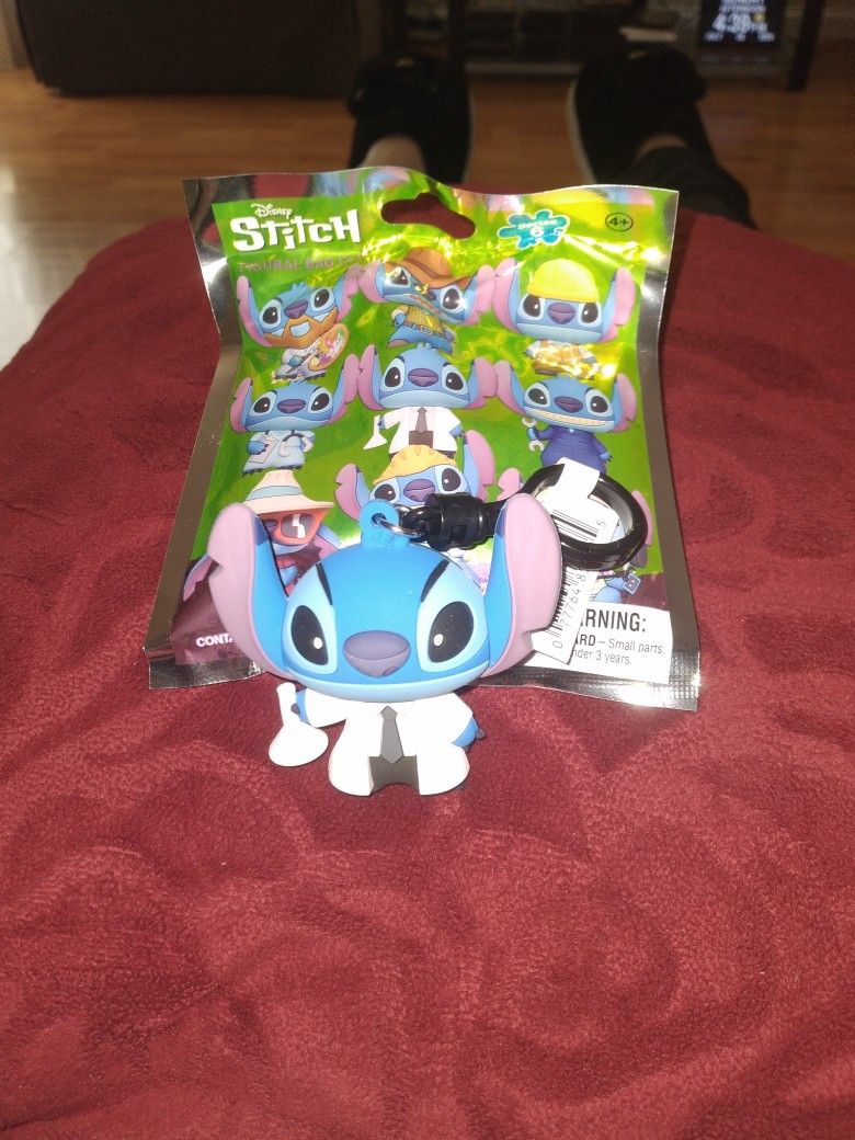 Disney Scientist Stitch Collectible Figural New Keying