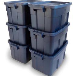 3 Rubbermaid Roughneck Tote 14 Gal,