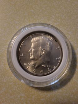 1964 Kennedy Half Dollar Silver Coin