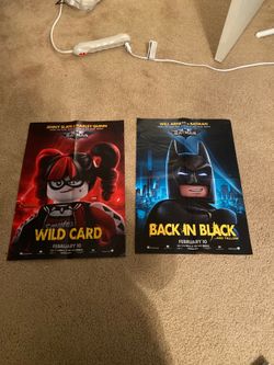 Lego Batman movie Lego Store promo posters