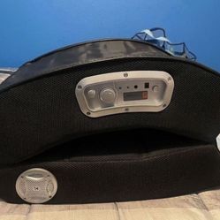 X Rocker Gaming Chair Black Foldable Audio Floor Seat Mesh