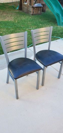 Pair Of Steal Frame Chairs