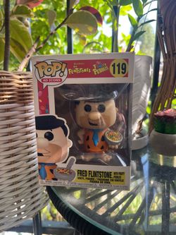 Funko Pop Ad Icons Fred Flintstone with Fruity Pebbles #119