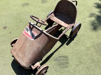 Vintage Metal Pedal Car