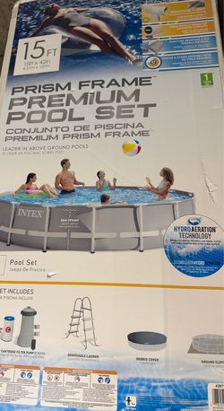 PRISM FRAME PREMIUM POOL SET 15x42 $350 OBO