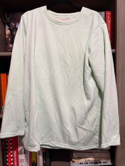 Women with Control Light Mint Long Sleeve Top, Size 3X