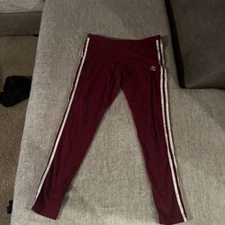 Adidas Twin Sets Women Tights (Maroon And Grey)