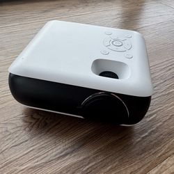 1-YEAR White Portable Projector