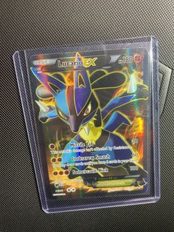 Pokémon Cards Lucario Ex XY Furious Fists