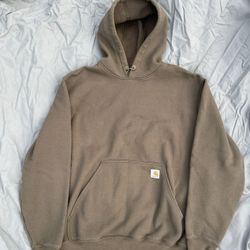 Carhartt Hoodie Pullover Olive Green Size Large