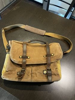 Leather Messenger Bag