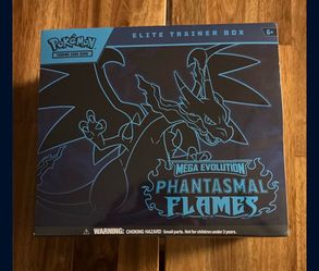 Sealed Pokémon Phantasmal Flames ETB