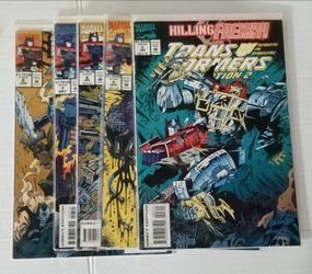 Transformers marvel comic books ($10.00 each)