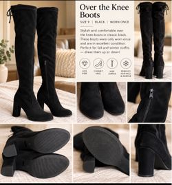 Over the knee boots