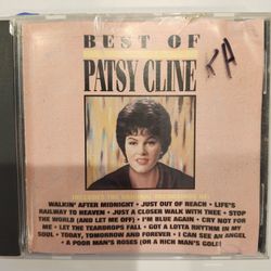 Best Of Patsy Cline CD. Ex Condition.