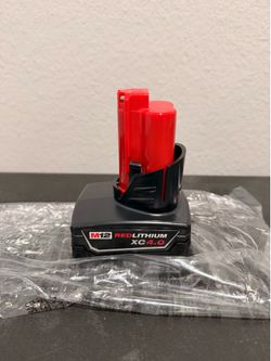 New Milwaukee M12 4.0Ah Battery