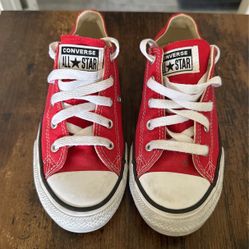 Boys Red Converse Size 1