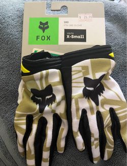 Fox youth xs racing bike gloves