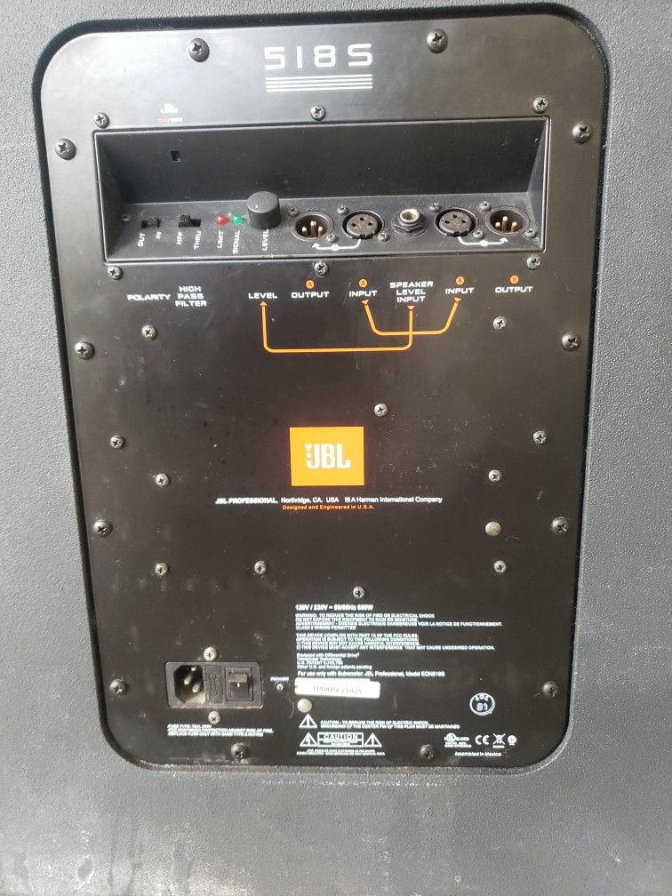 JBL 518S Subwoofer for Sale in Los Angeles, CA OfferUp