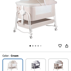 4 in 1 bassinet (cream)  comes with bedsheet